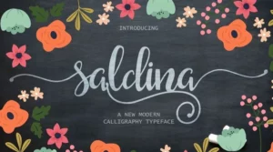 Saldina Font Free Download