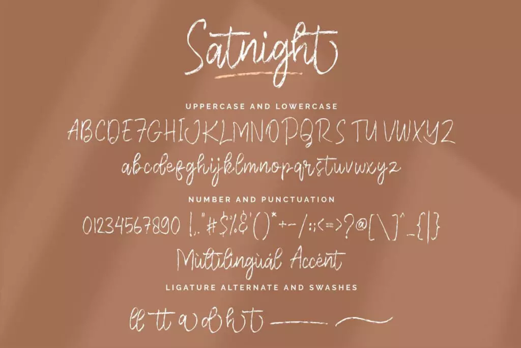 Satnight-Font-View