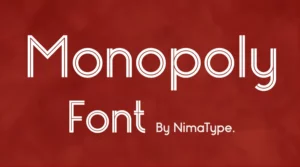 Monopoly Font Free Download