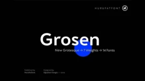 Grosen Font Download Free