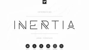 Inertia Logo Font Download Free
