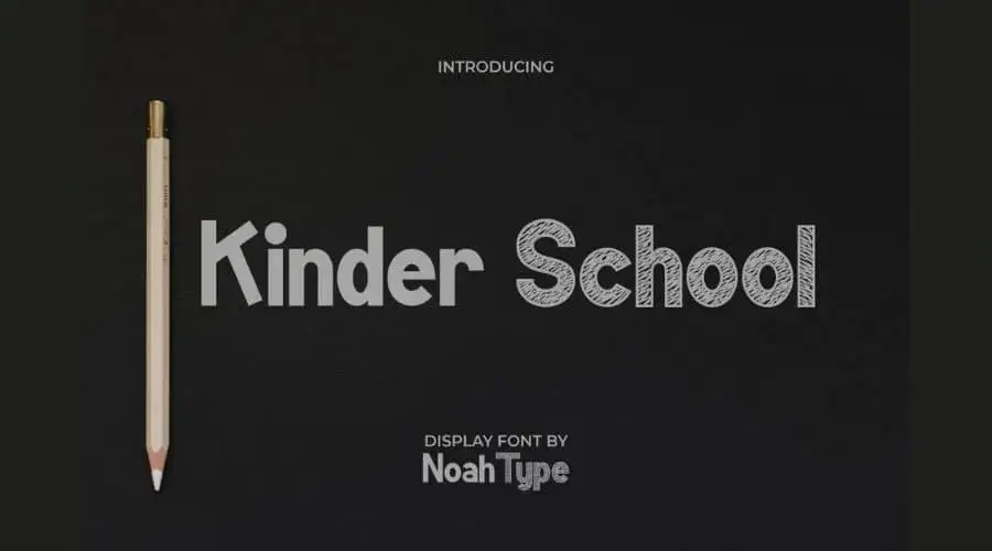 Kinder-School-Font-Free Download