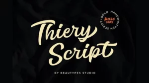 Thiery Script Font Download Free