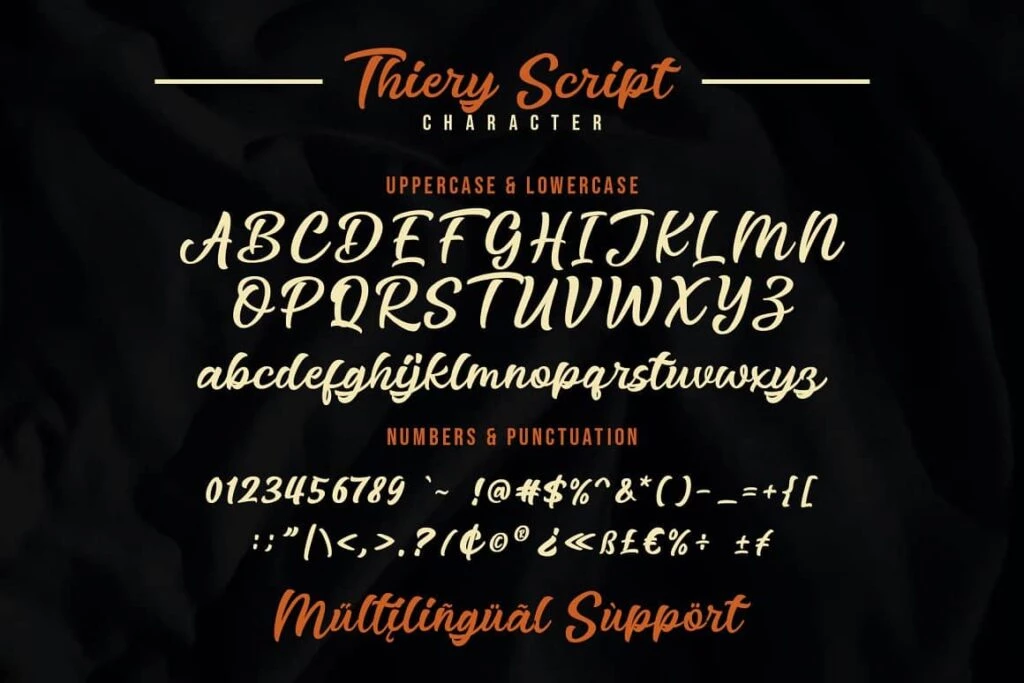 Thiery-Script-Font-View