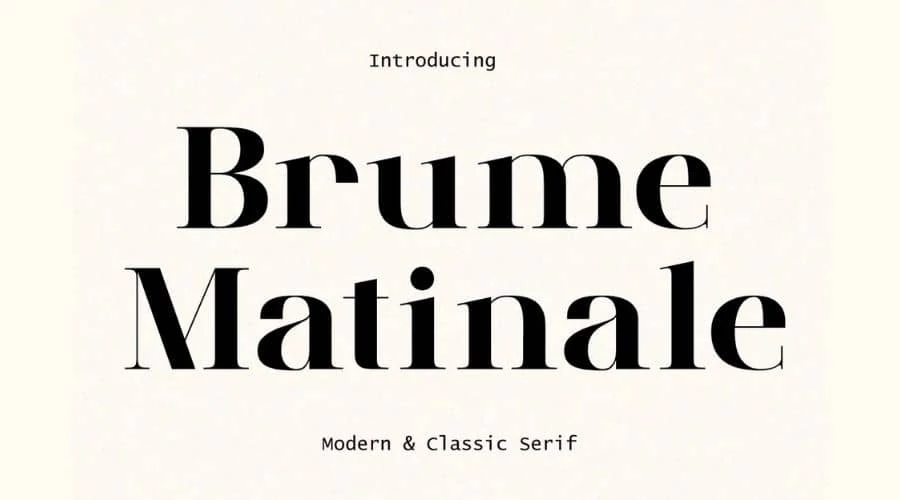 Brume-Matinale-Font-Download-Free