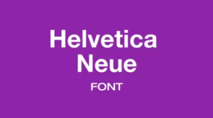 Helvetica Neue Font Free