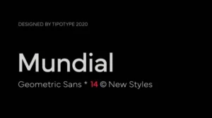Mundial Font Download Free