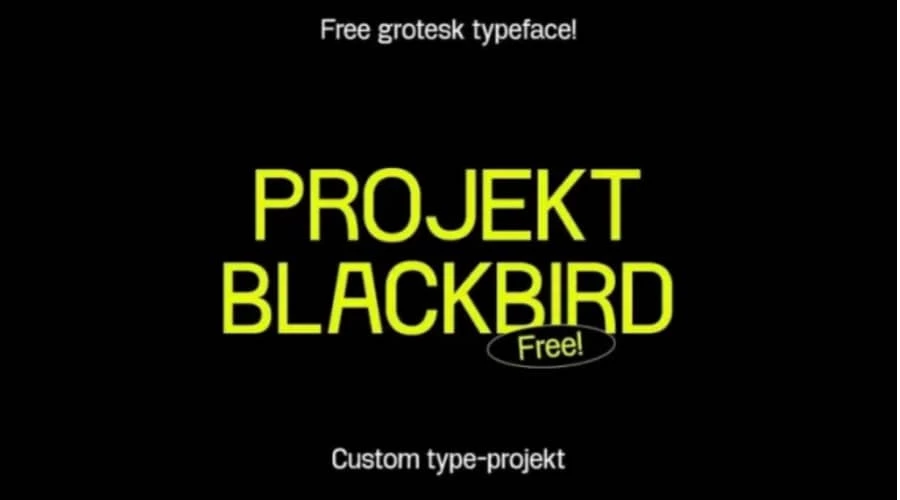 Project-Blackbird-Font-Download-Free