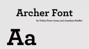 Archer Font Free Download