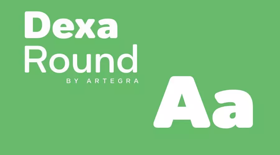 Dexa Round Font Free Download