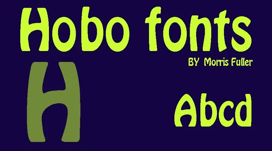 Hobo Font Free Download