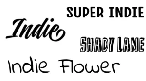 Indie Font