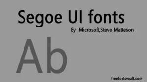 Segoe UI Font Free Download