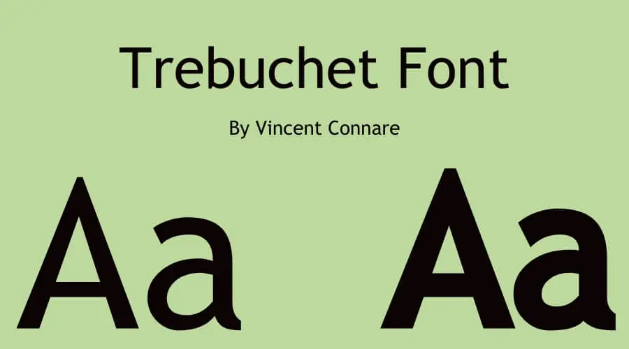 Trebuchet MS Font Download Free