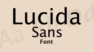 lucida sans font free download