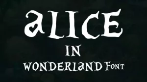 Alice in wonderland Font Free Download