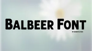 Balbeer Font Free Download