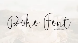 Boho Font Free Download