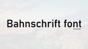 Bahnschrift font free Download