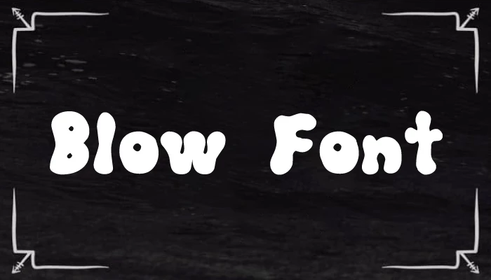 Blow Font download