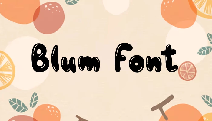 Blum Font download