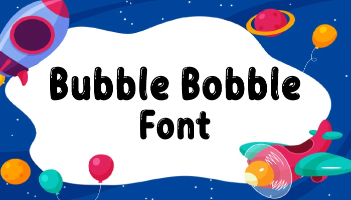 Bubble Bobble Font download