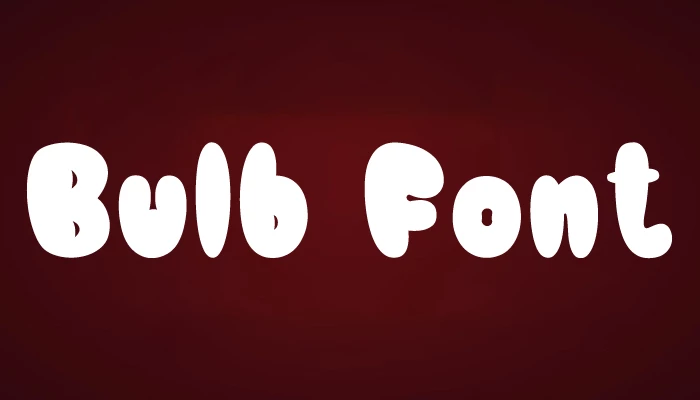 Bulb Font download