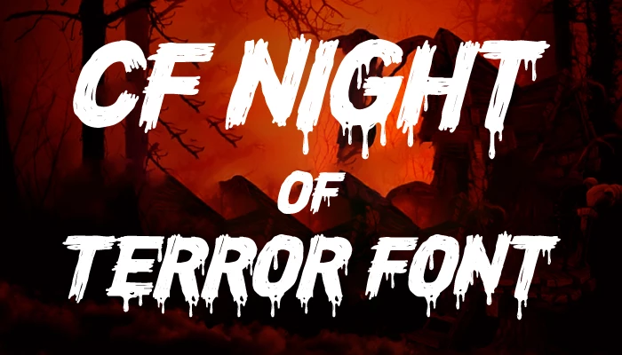 CF Night of Terror font download