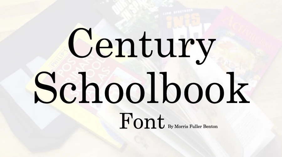 Century Schoolbook font free download