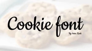 Cookie font free download