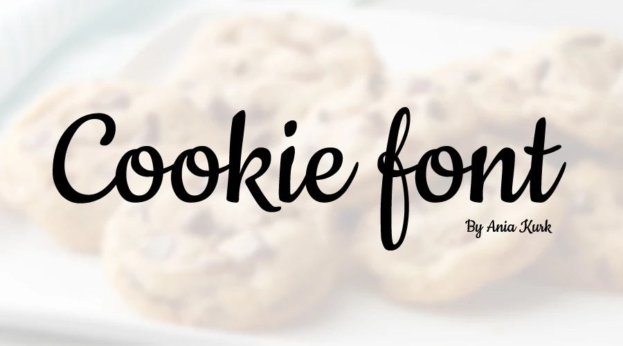 Cookie font free download
