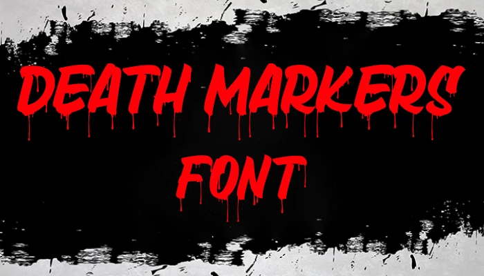 Death Markers font download