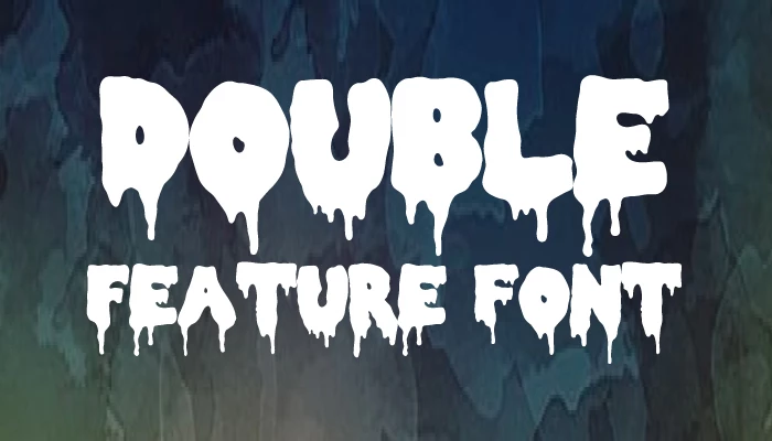 Double Feature font download