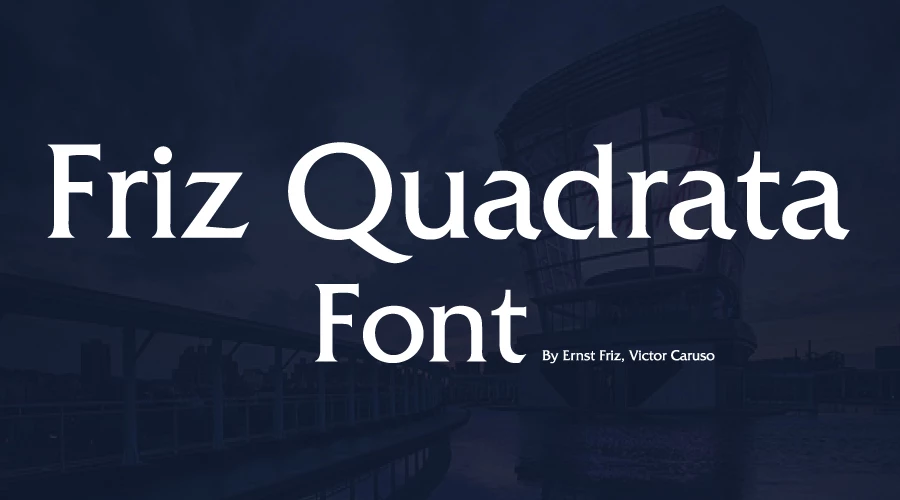 Friz Quadrata font free download