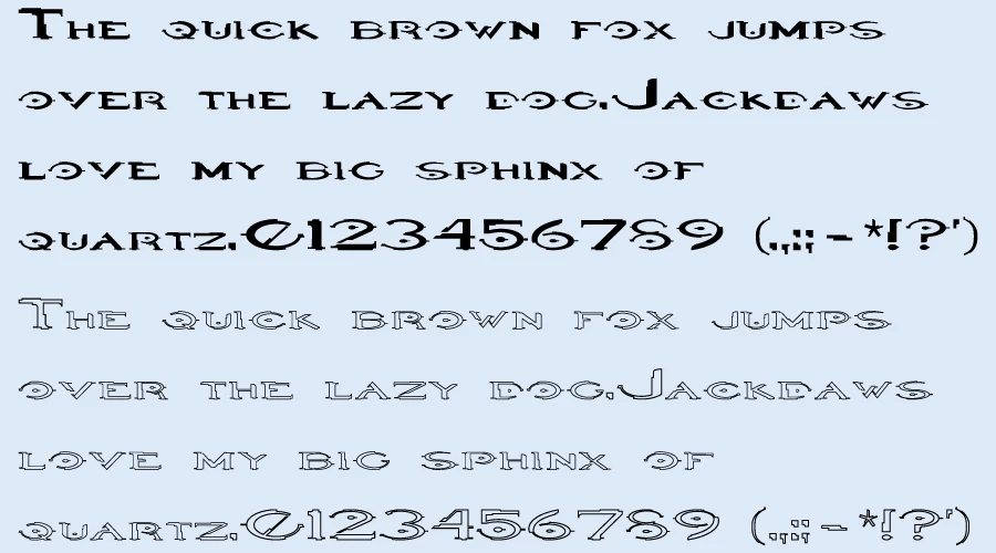 Halo font family