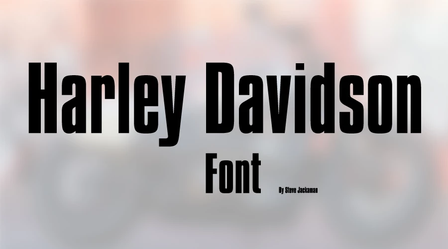 Harley Davidson Font free download