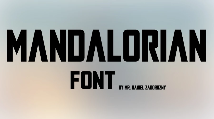 Mandalorian font free download