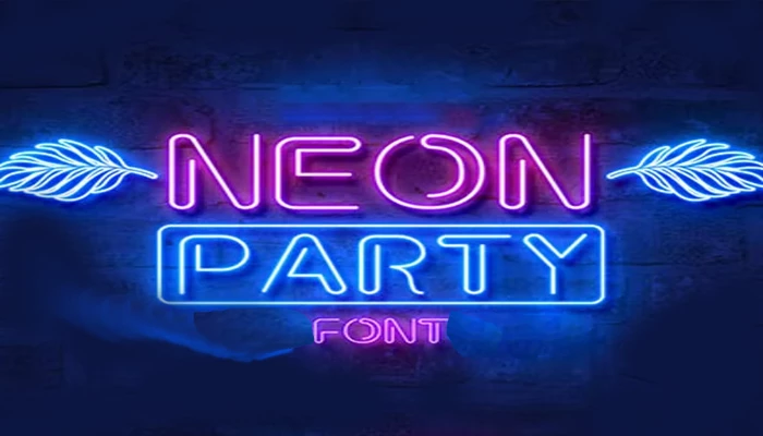 Neon Party font download