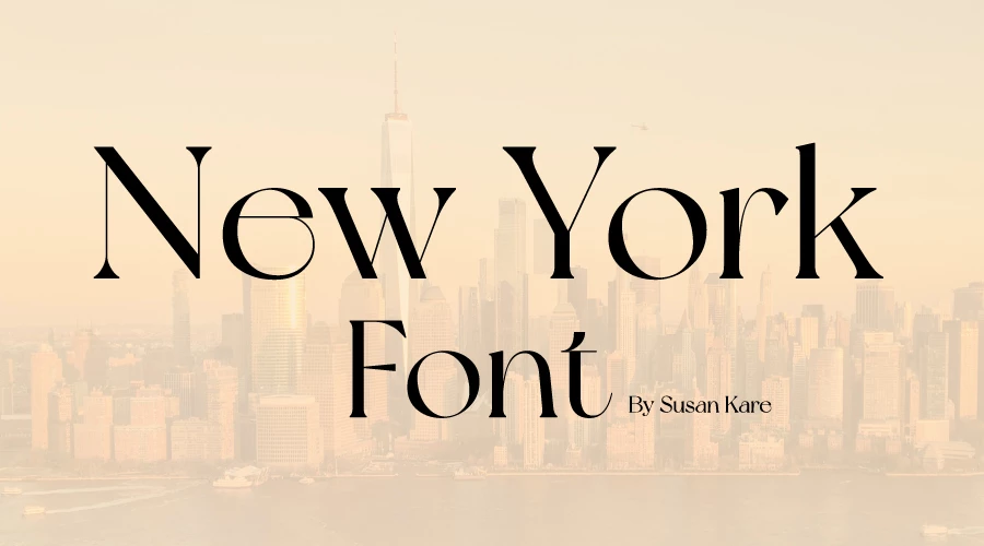 New York font free download