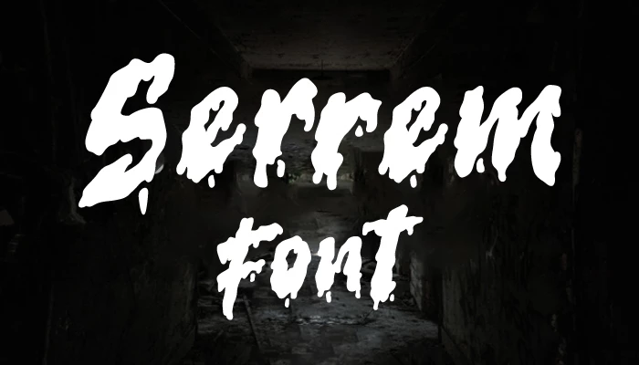 Serrem font download