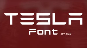 Tesla Font free download