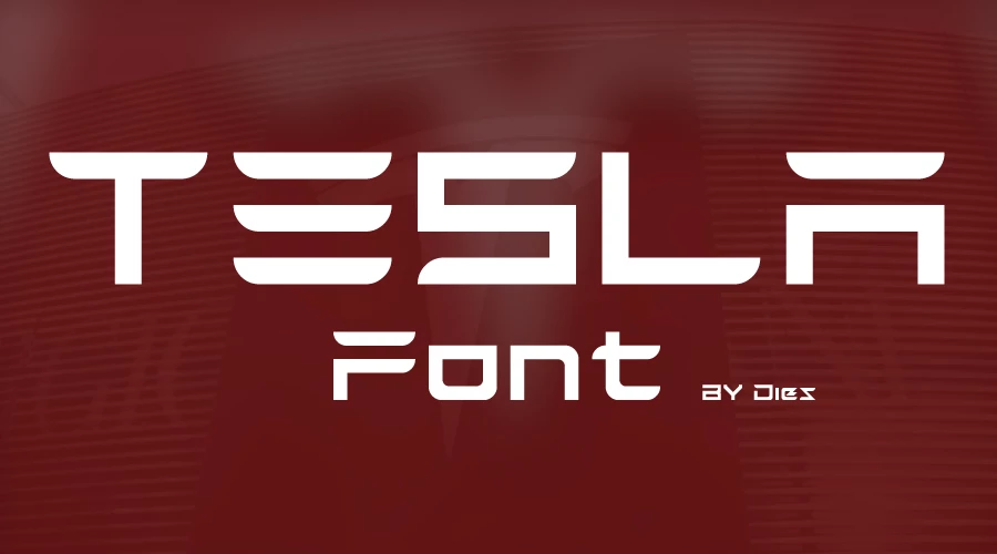 Tesla Font free download