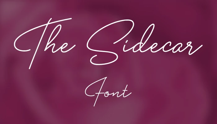 The Sidecar Font Free download