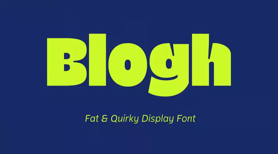 Blogh Font