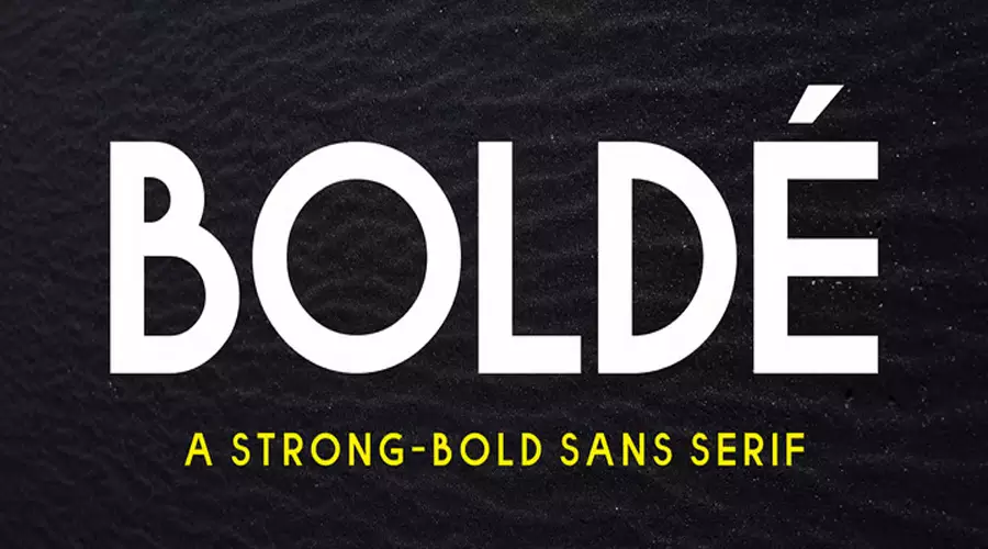 Bolde Font