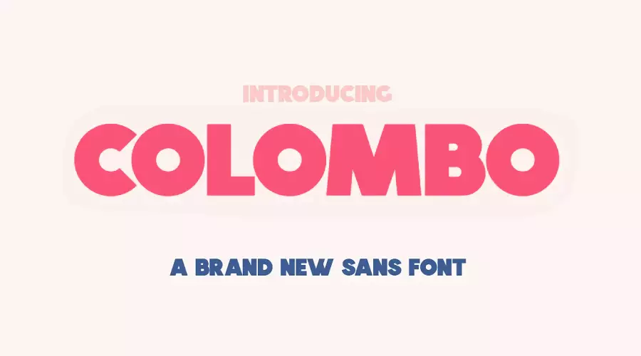 Colombo Sans Font