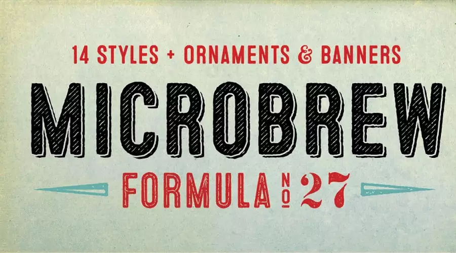 Microbrew Complete Family Font
