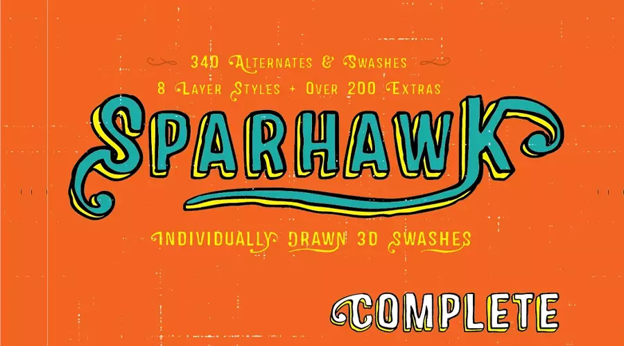 Sparhawk Complete Family Font