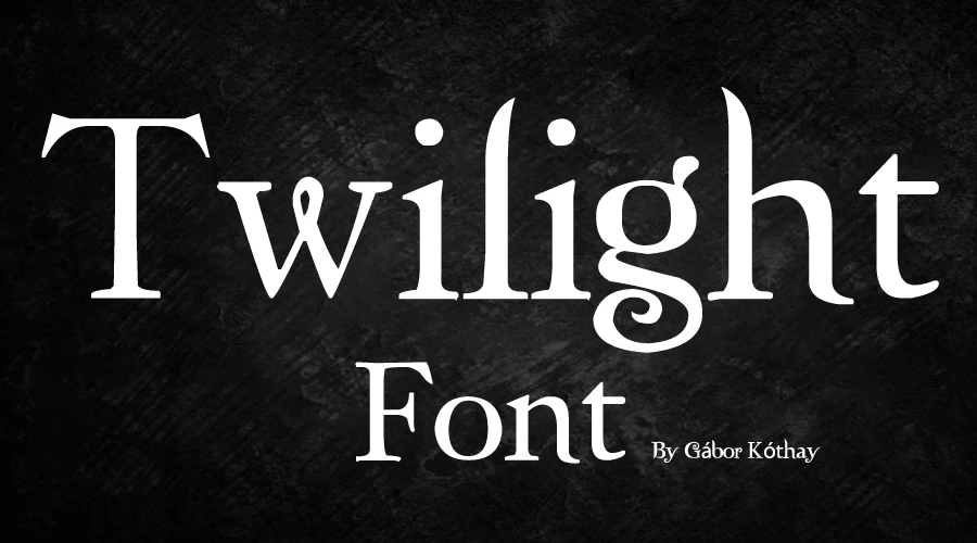 Twilight font free download