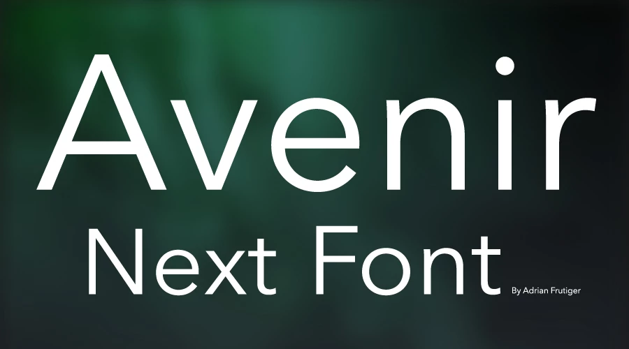Avenir Next Font Free Download